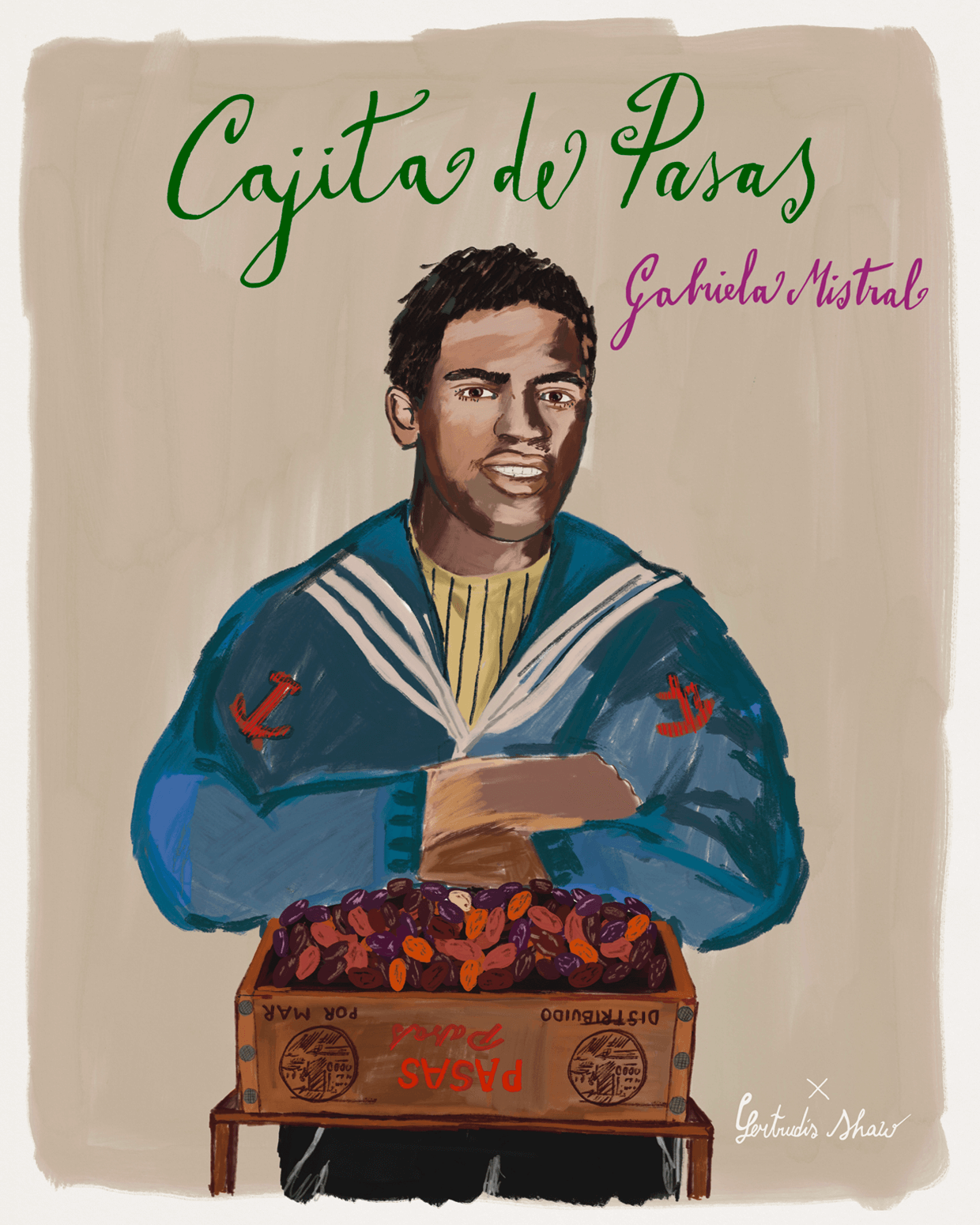 Ilustración: Cajita de pasas