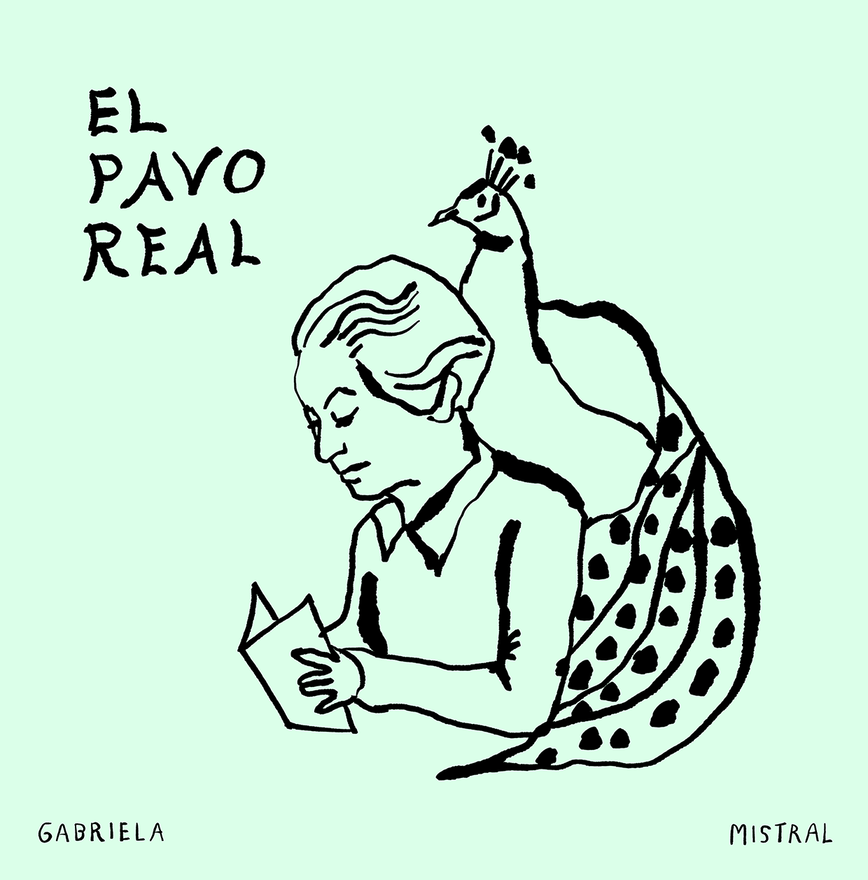 Ilustración: El pavo real